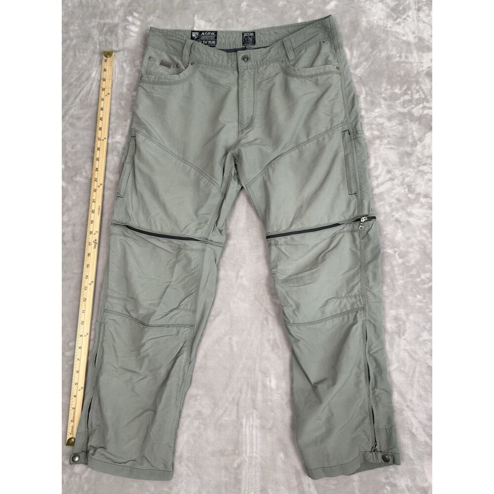 KUHL Pants Men Size 36x30 Convertible  Zip‎ Off Cargo